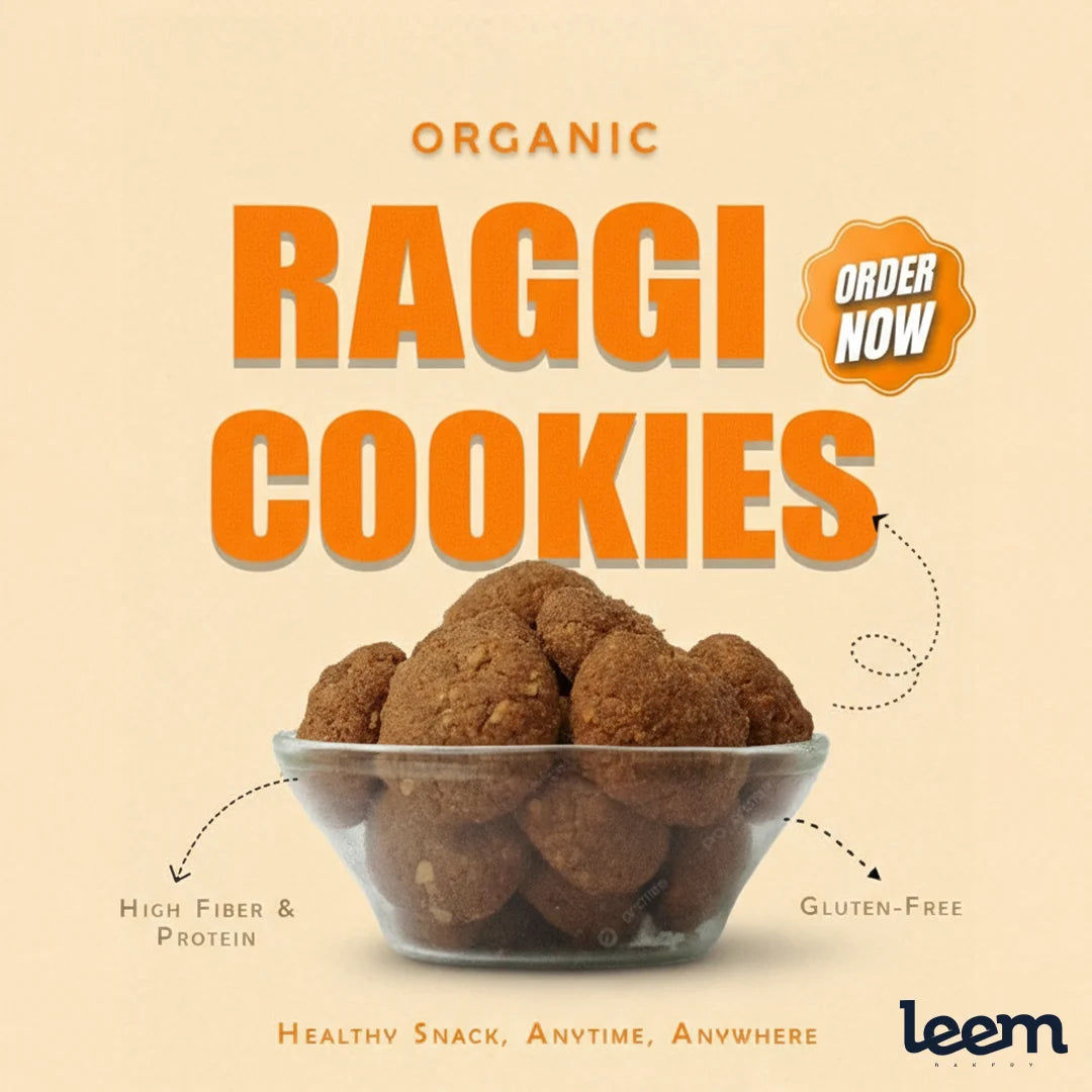Peanut Ragi Cookies – Healthy Millet Cookies with Nutty Crunch (250g)